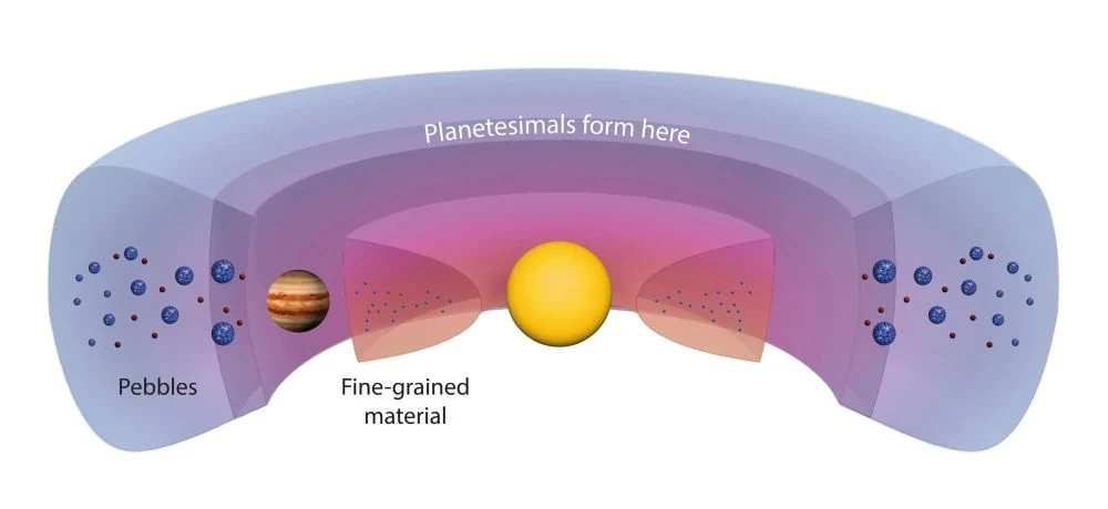 Jupiter Created the Birthplace of Rocky Bodies in the Early Solar System