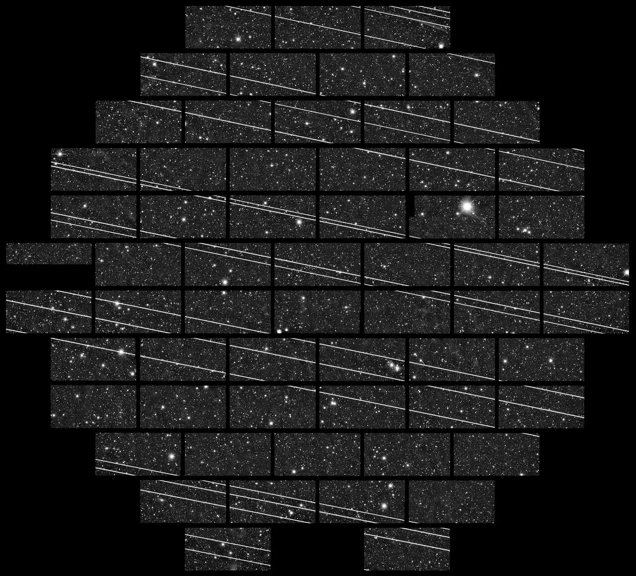 Space Telescopes Are Now Overwhelmed by Satellite Trails
